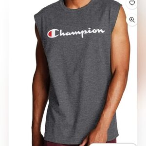 Champion Gray Tank Top, Mens Med